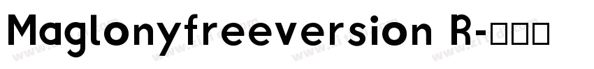 Maglonyfreeversion R字体转换